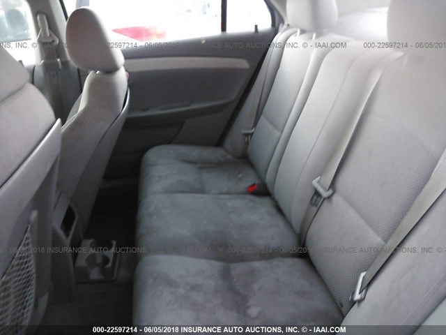 1G1ZC5EU9BF201198 - 2011 CHEVROLET MALIBU 1LT 银色 照片 8