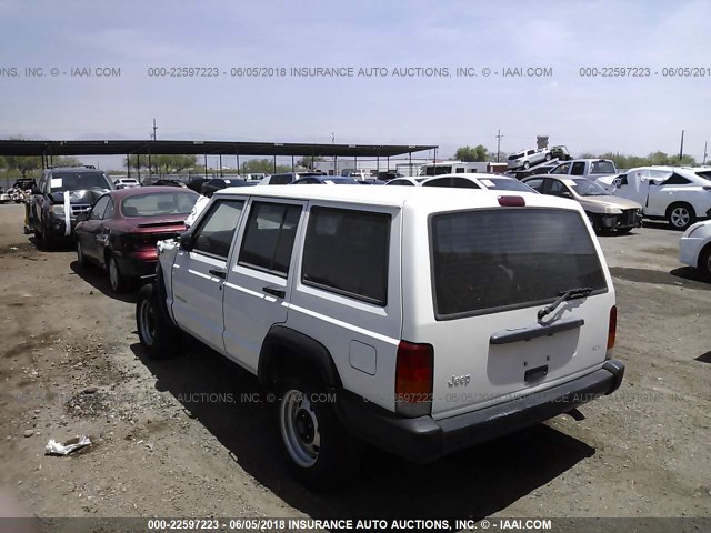 1J4FF28SXXL629052 - 1999 JEEP CHEROKEE SE WHITE photo 3