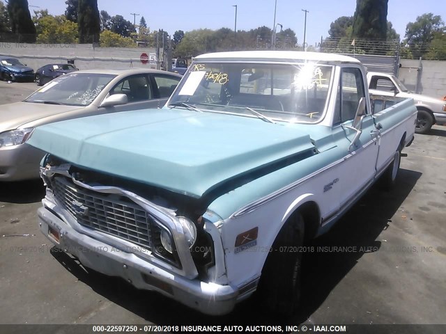 CCE142F362847 - 1972 CHEVROLET 'S'TRUCK  BLUE photo 2