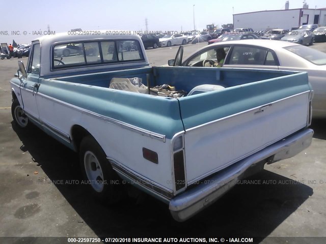 CCE142F362847 - 1972 CHEVROLET 'S'TRUCK  BLUE photo 3