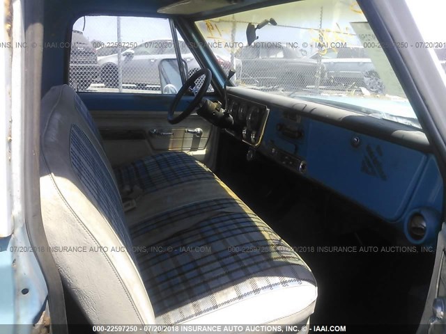 CCE142F362847 - 1972 CHEVROLET 'S'TRUCK  BLUE photo 5