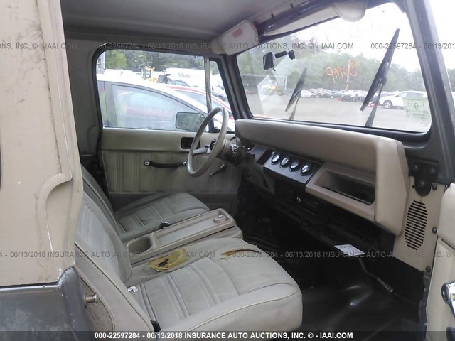 2J4FY59T3KJ131857 - 1989 JEEP WRANGLER / YJ LAREDO GRAY photo 5