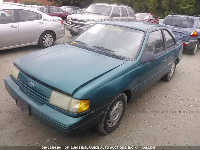 1FAPP31X2RK212073 - 1994 FORD TEMPO GL GREEN photo 2