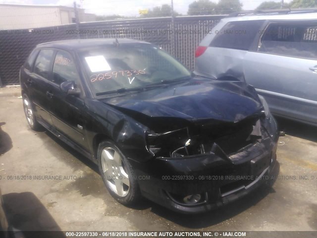 1G1ZW63166F279580 - 2006 CHEVROLET MALIBU MAXX SS BLACK photo 1