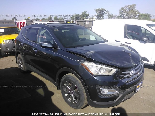 5XYZUDLB9FG251795 - 2015 HYUNDAI SANTA FE SPORT  BLACK photo 1