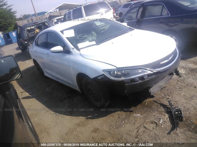 1C3CCCCB8FN545172 - 2015 CHRYSLER 200 C WHITE photo 1