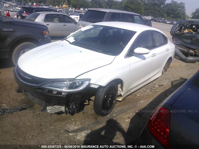 1C3CCCCB8FN545172 - 2015 CHRYSLER 200 C WHITE photo 2