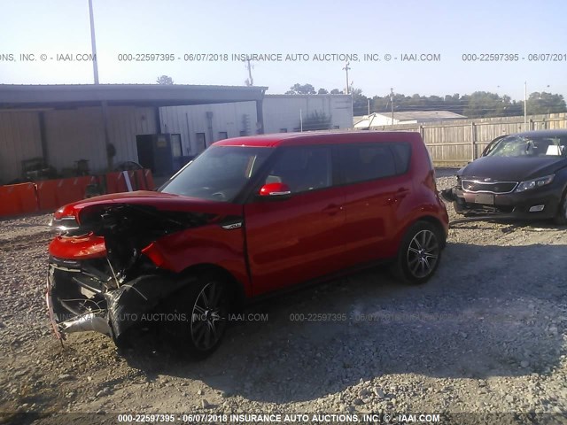 KNDJX3AA6J7615847 - 2018 KIA SOUL ! RED photo 2