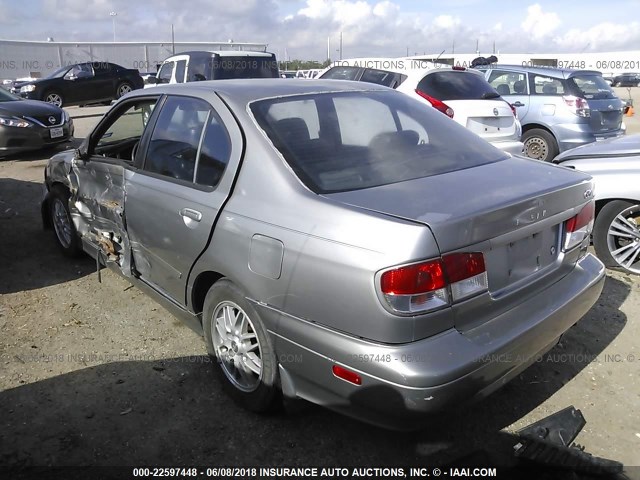 JNKCP11A2YT310293 - 2000 INFINITI G20 GRAY photo 3