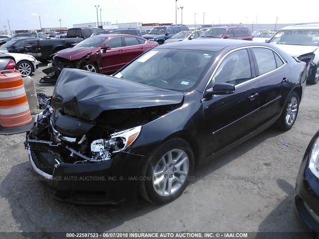 1G11C5SL3EF223629 - 2014 CHEVROLET MALIBU 1LT 黑色 照片 2