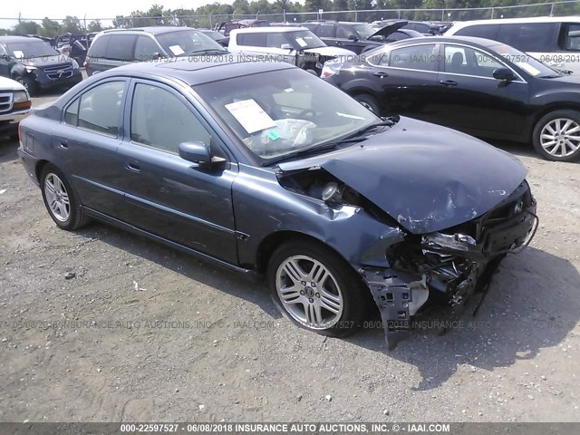 YV1RS592X52475938 - 2005 VOLVO S60 2.5T BLUE photo 1