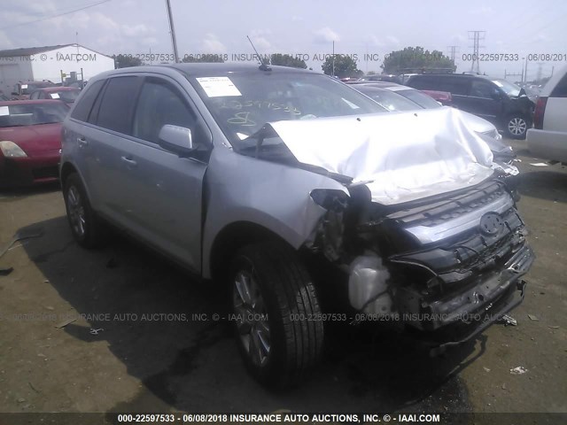 2FMDK3KC6DBA08902 - 2013 FORD EDGE LIMITED SILVER photo 1