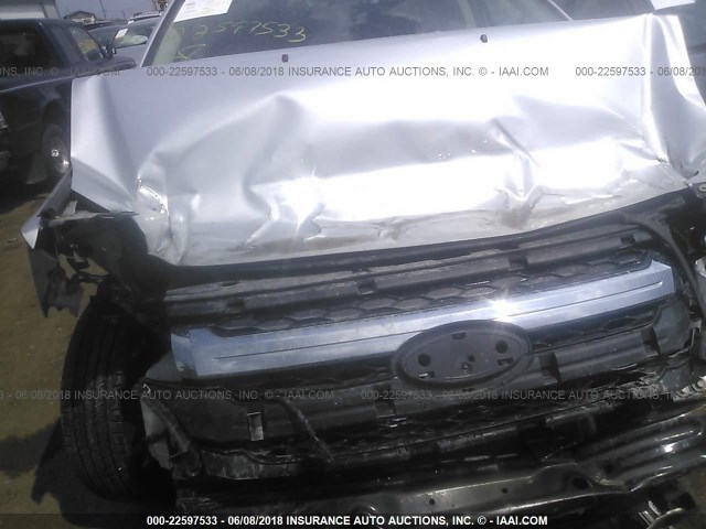 2FMDK3KC6DBA08902 - 2013 FORD EDGE LIMITED SILVER photo 6