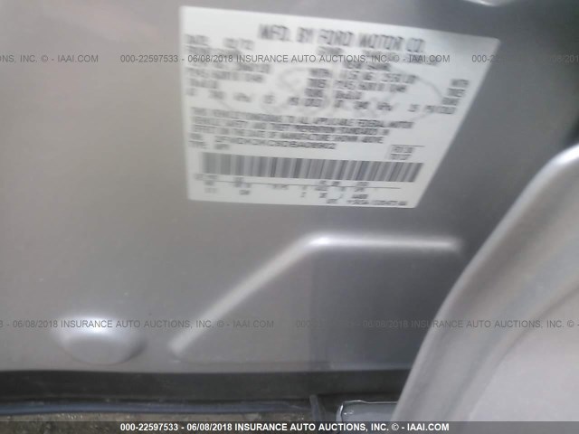 2FMDK3KC6DBA08902 - 2013 FORD EDGE LIMITED SILVER photo 9