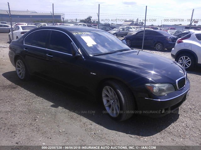 WBAHL83546DT00414 - 2006 BMW 750 I BLACK photo 1