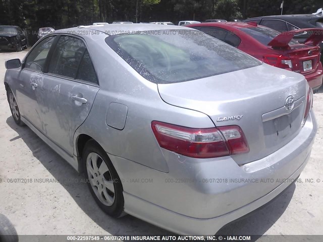 4T1BE46K37U053526 - 2007 TOYOTA CAMRY NEW GENERAT CE/LE/XLE/SE SILVER photo 3