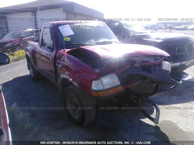 1FTYR10C7WPA68529 - 1998 FORD RANGER RED photo 1