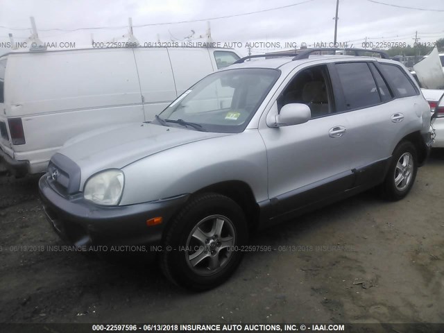 KM8SC73EX6U095454 - 2006 HYUNDAI SANTA FE GLS/LIMITED SILVER photo 2