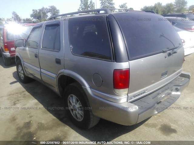 1GKDT13W8Y2293620 - 2000 GMC JIMMY / ENVOY  TAN photo 3