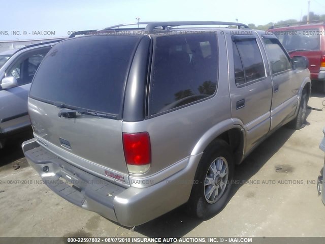 1GKDT13W8Y2293620 - 2000 GMC JIMMY / ENVOY  TAN photo 4