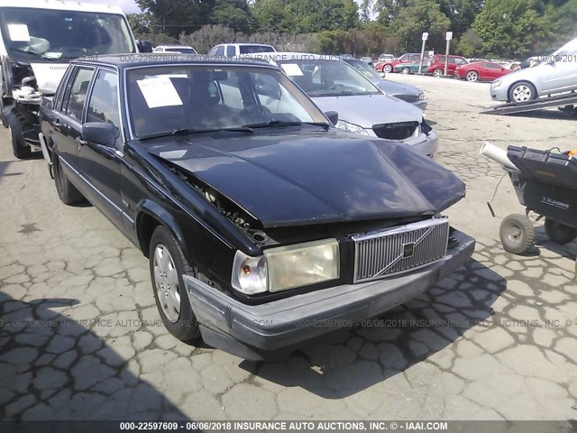 YV1FA8843L2428936 - 1990 VOLVO 740 GL BLACK photo 1