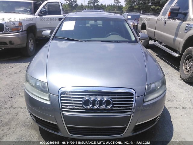 WAUDG74F46N052471 - 2006 AUDI A6 3.2 QUATTRO SILVER photo 6