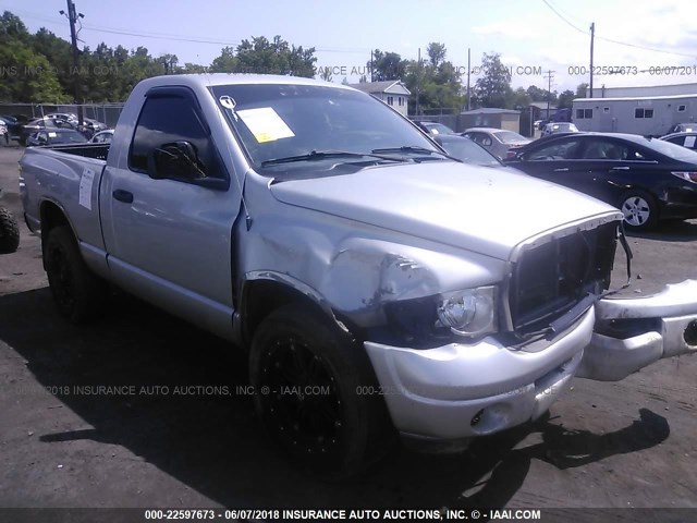 1D7HU16N02J197979 - 2002 DODGE RAM 1500 SILVER photo 1