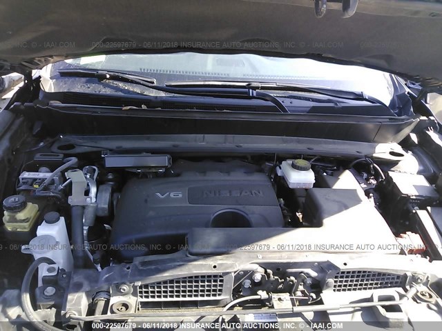 5N1DR2MN7HC650751 - 2017 NISSAN PATHFINDER S/SV/SL/PLATINUM 蓝色 照片 10