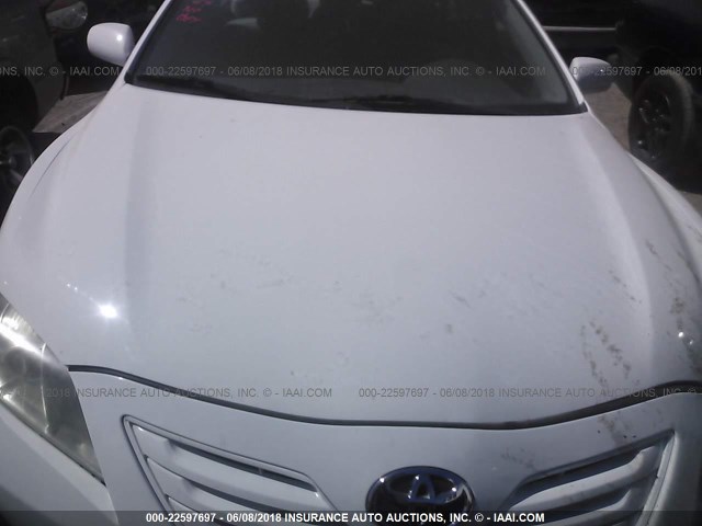 4T1BE46K87U552502 - 2007 TOYOTA CAMRY NEW GENERAT CE/LE/XLE/SE WHITE photo 10
