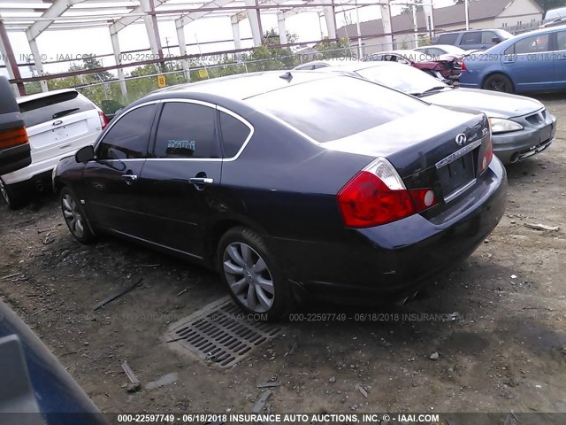 JNKAY01F36M259470 - 2006 INFINITI M35 SPORT Dark Blue photo 3