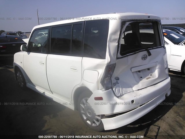 JTLKT324X64071004 - 2006 TOYOTA SCION XB WHITE photo 3