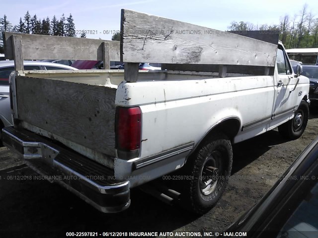 2FTHF25G0LCB28187 - 1990 FORD F250 WHITE photo 4