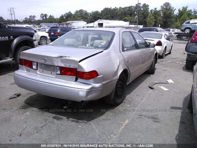 4T1BG22K7YU964688 - 2000 TOYOTA CAMRY CE/LE/XLE GOLD photo 4