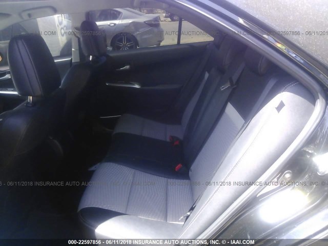 4T1BF1FK4CU126683 - 2012 TOYOTA CAMRY SE/LE/XLE BLACK photo 8