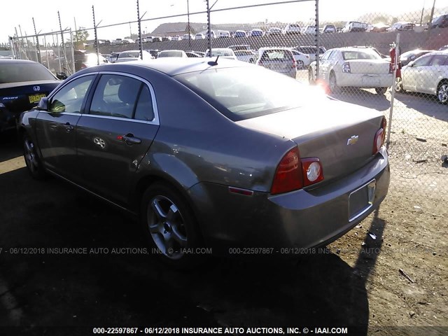 1G1ZC5EB7AF293019 - 2010 CHEVROLET MALIBU 1LT 棕色 照片 3