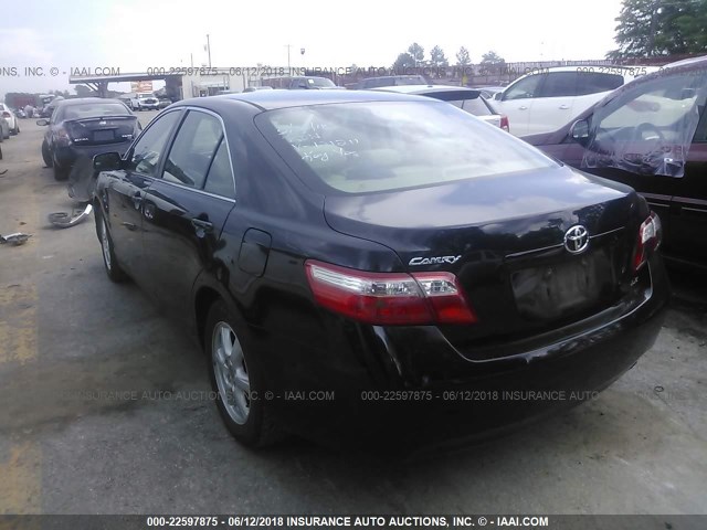 JTNBE46K473121211 - 2007 TOYOTA CAMRY NEW GENERAT CE/LE/XLE/SE BLACK photo 3