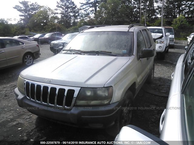 1J4GW38S62C275288 - 2002 JEEP GRAND CHEROKEE SPORT SILVER photo 2