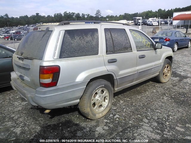 1J4GW38S62C275288 - 2002 JEEP GRAND CHEROKEE SPORT SILVER photo 4