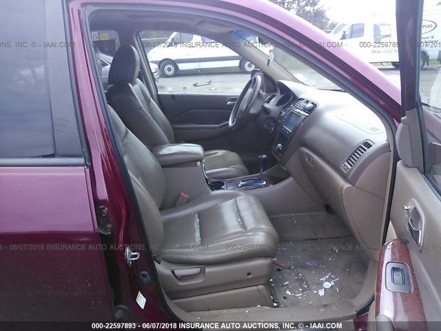 2HNYD18263H523911 - 2003 ACURA MDX RED photo 5