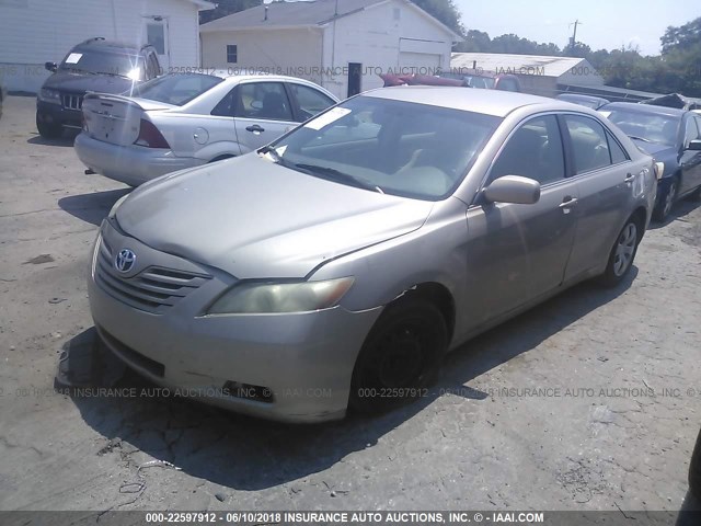 4T1BE46K57U530036 - 2007 TOYOTA CAMRY NEW GENERAT CE/LE/XLE/SE GOLD photo 2