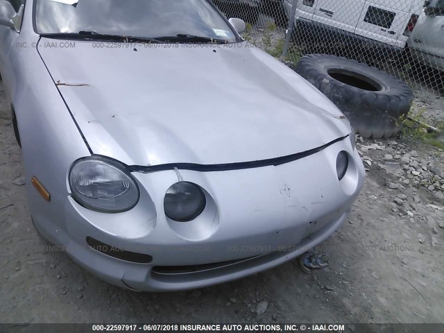 JT2AT00NXR0027350 - 1994 TOYOTA CELICA ST SILVER photo 6