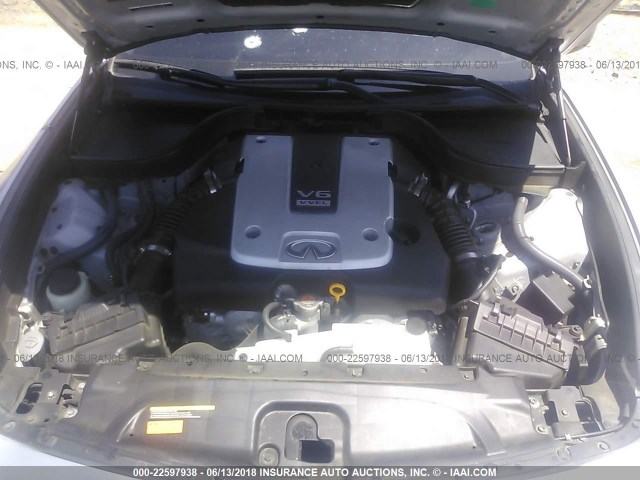 JN1CV6AP4DM726250 - 2013 INFINITI G37 JOURNEY/SPORT 银色 照片 10