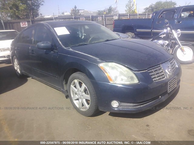 1N4BA41E55C832565 - 2005 NISSAN MAXIMA SE/SL Dark Blue photo 1