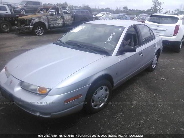 1G8ZH52822Z259243 - 2002 SATURN SL1 SILVER photo 2