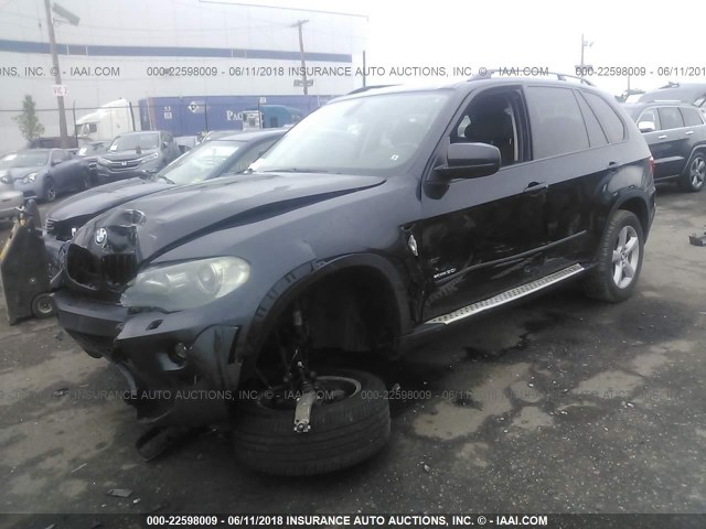 5UXFE43579L264482 - 2009 BMW X5 XDRIVE30I BLACK photo 2