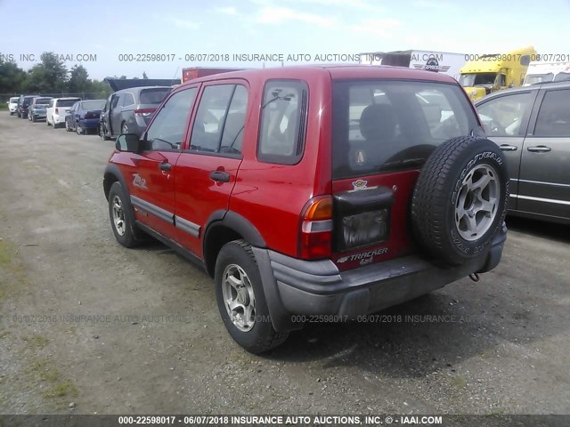 2CNBJ734516928159 - 2001 CHEVROLET TRACKER ZR2 红色 照片 3