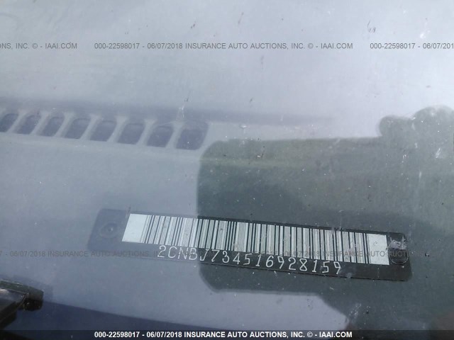 2CNBJ734516928159 - 2001 CHEVROLET TRACKER ZR2 红色 照片 9