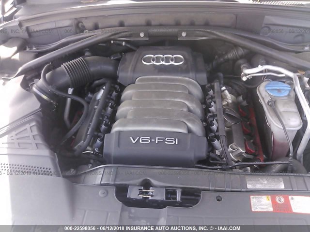 WA1VKAFP4AA059262 - 2010 AUDI Q5 PRESTIGE GRAY photo 10