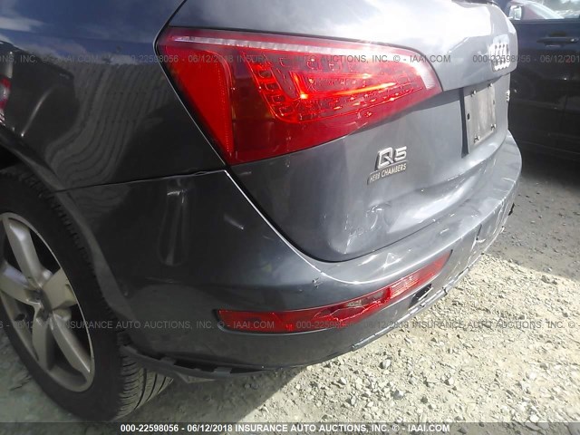WA1VKAFP4AA059262 - 2010 AUDI Q5 PRESTIGE GRAY photo 6