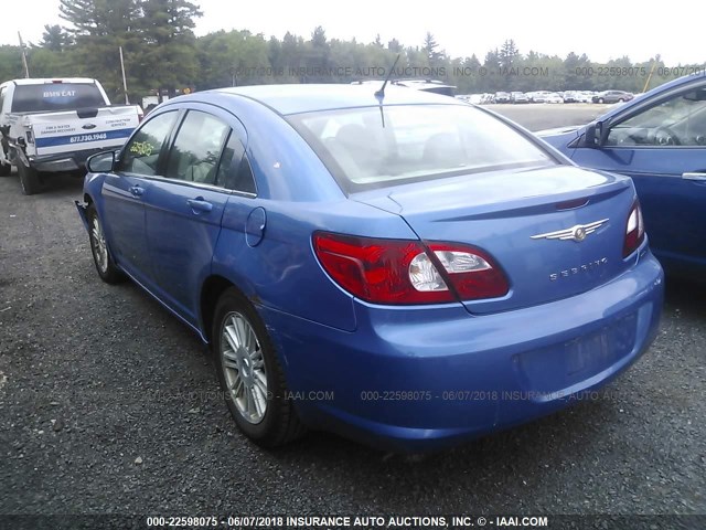 1C3LC56K97N531936 - 2007 CHRYSLER SEBRING TOURING BLUE photo 3